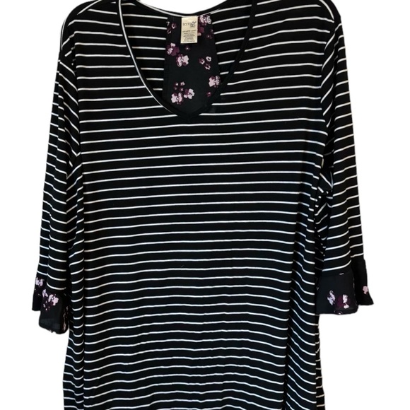 ❤️* PERFECT for FALL! TRANSITIONAL TOP  PLUS SIZE: 4X - Picture 2 of 11